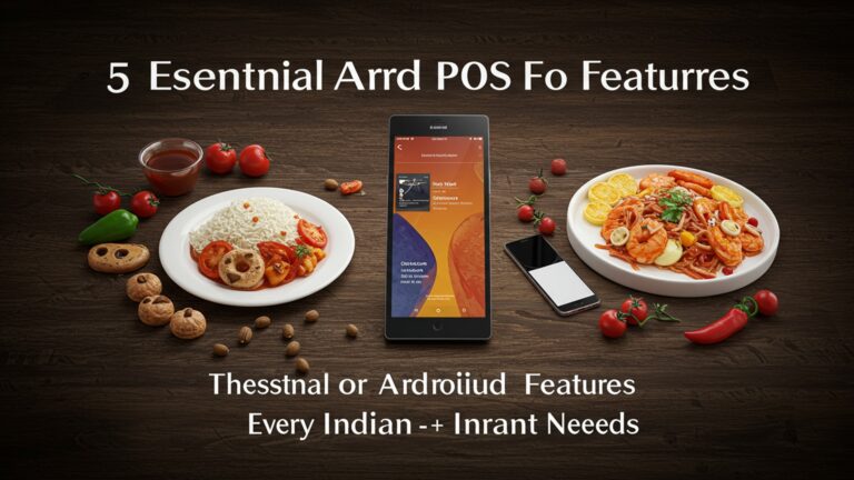 5 Essential Android POS Features Every Indian Restaurant Needs