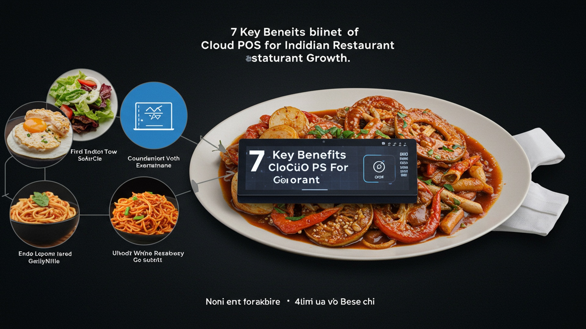7 Key Benefits of Cloud POS for Indian Restaurant Growth illustration