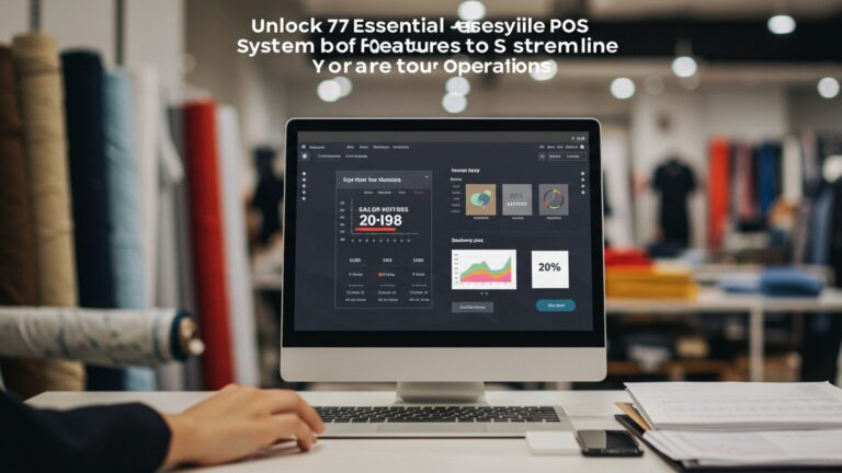 Unlock 7 Essential Textile POS System Features to Streamline Your Operations