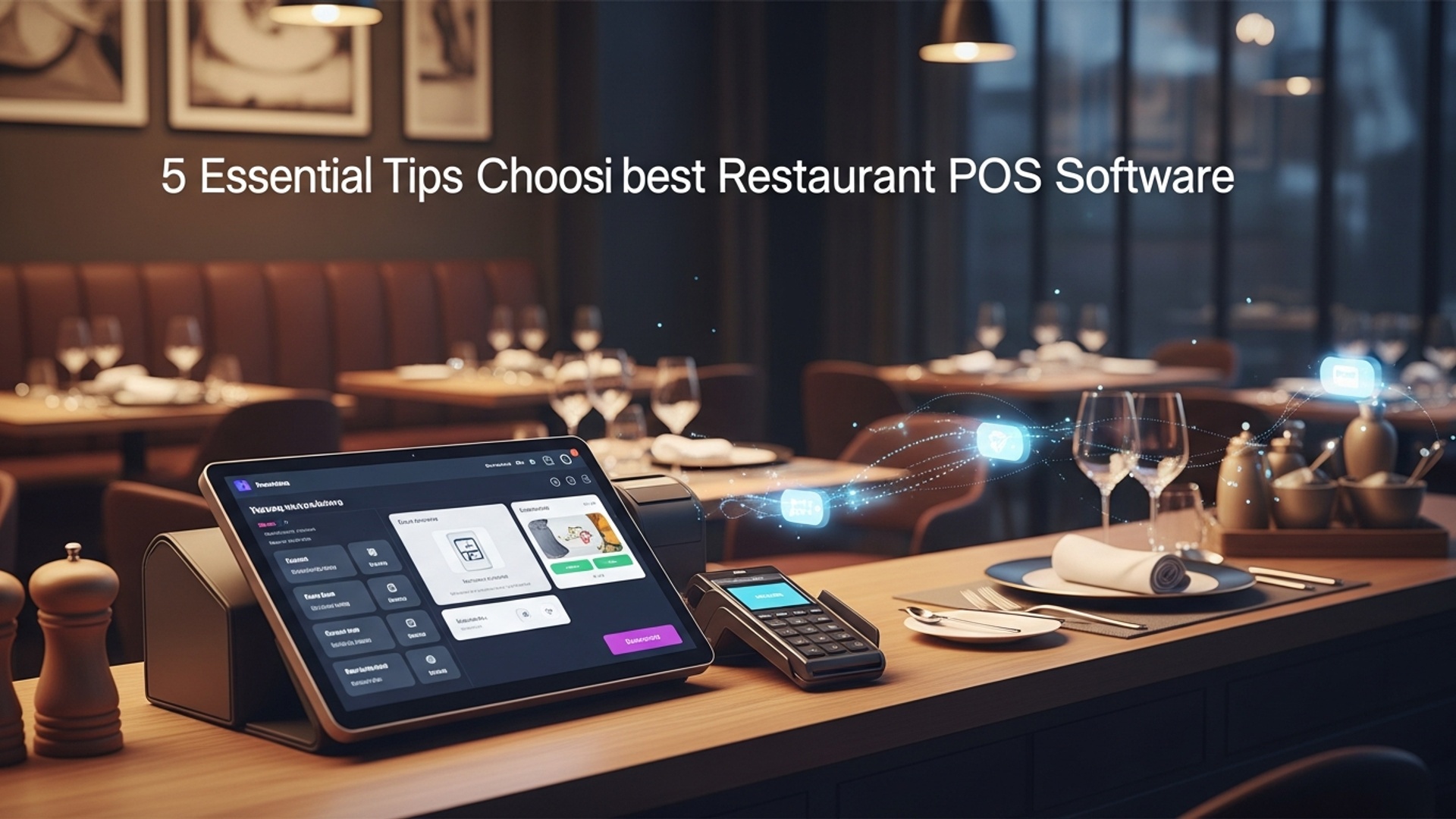 5 Essential Tips to Choose the Best Restaurant POS Software illustration