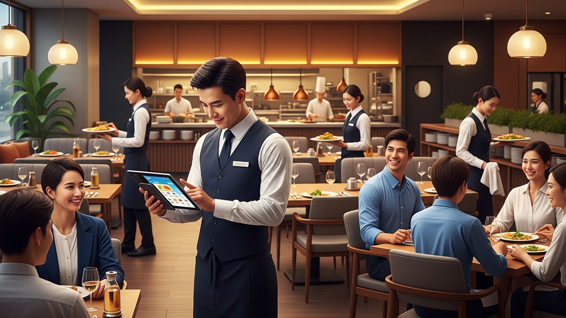 6 Ways Restaurant POS Improves Customer Service and Efficiency illustration