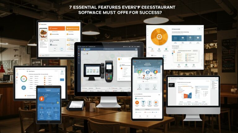 7 Essential Features Every Restaurant POS Software Must Offer for Success