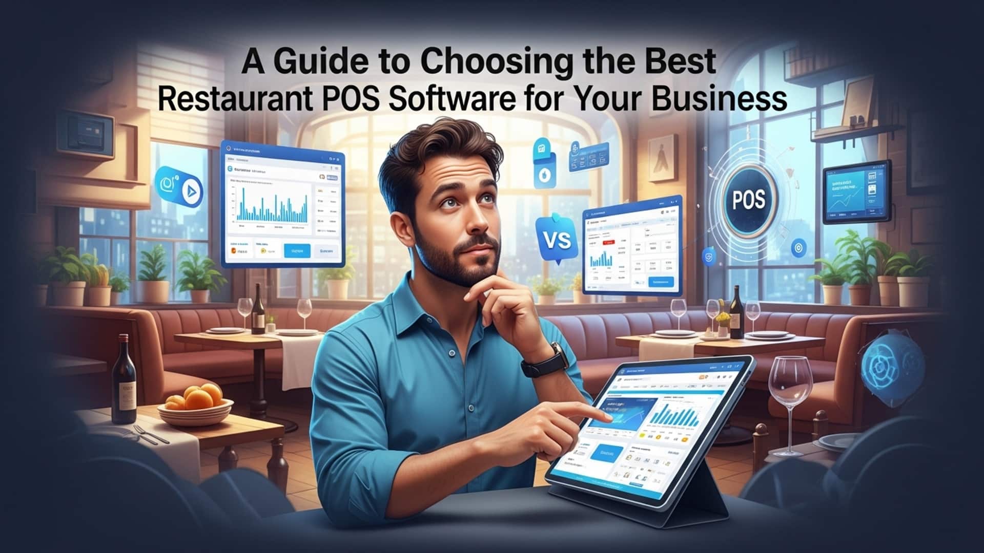 A Guide to Choosing the Best Restaurant POS Software for Your Business illustration