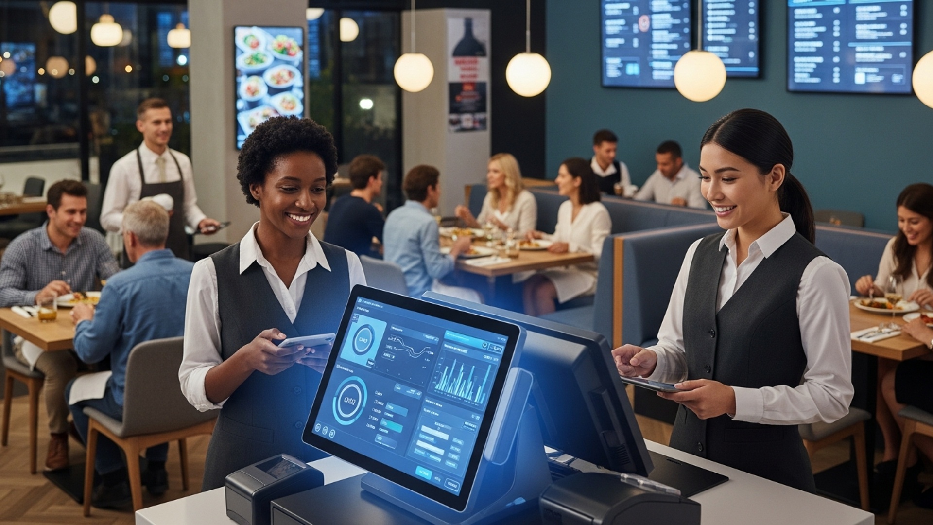 Discover 7 Essential Benefits of Modern Restaurant POS Software Solutions illustration