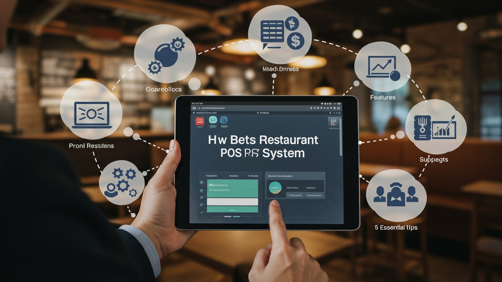 How to Choose the Best Restaurant POS System 5 Essential Tips illustration