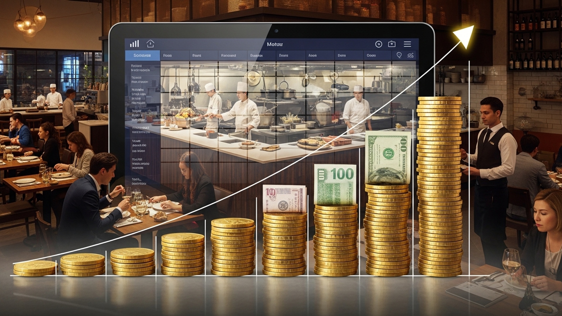 Unlock Efficiency 8 Ways Restaurant POS Software Boosts Your Profits illustration
