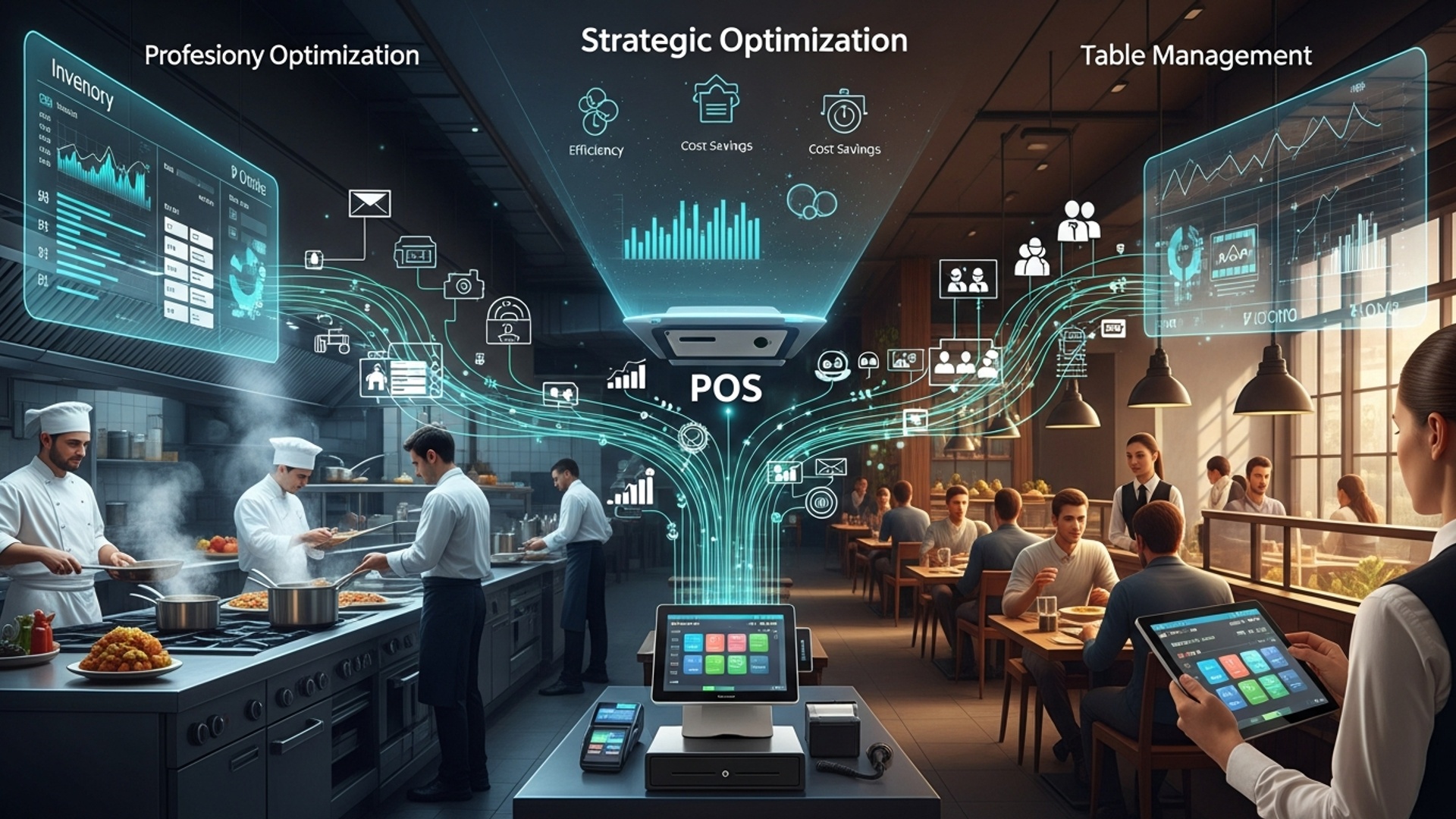 10 Smart Strategies to Optimize Your Restaurant POS System Guide illustration