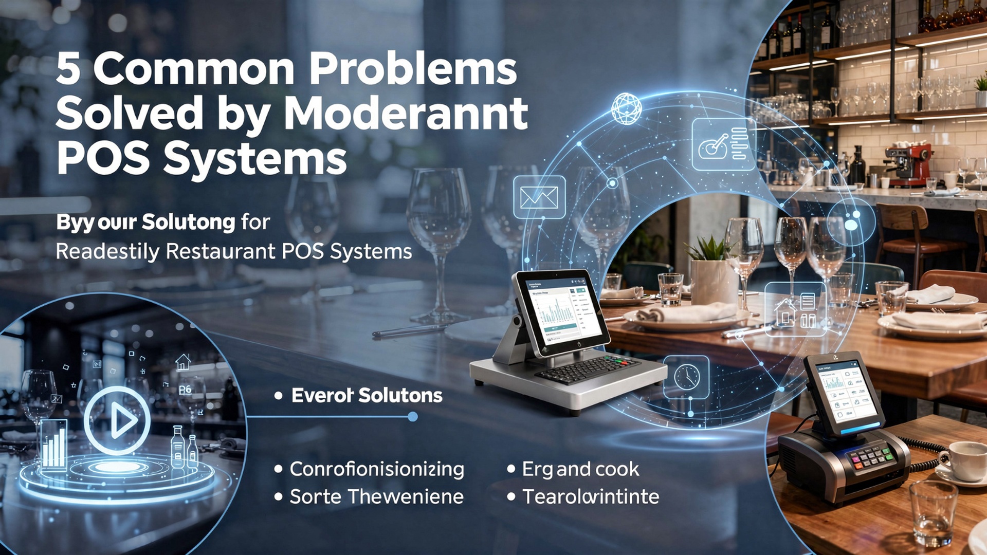 5 Common Problems Solved by Modern Restaurant POS Systems illustration