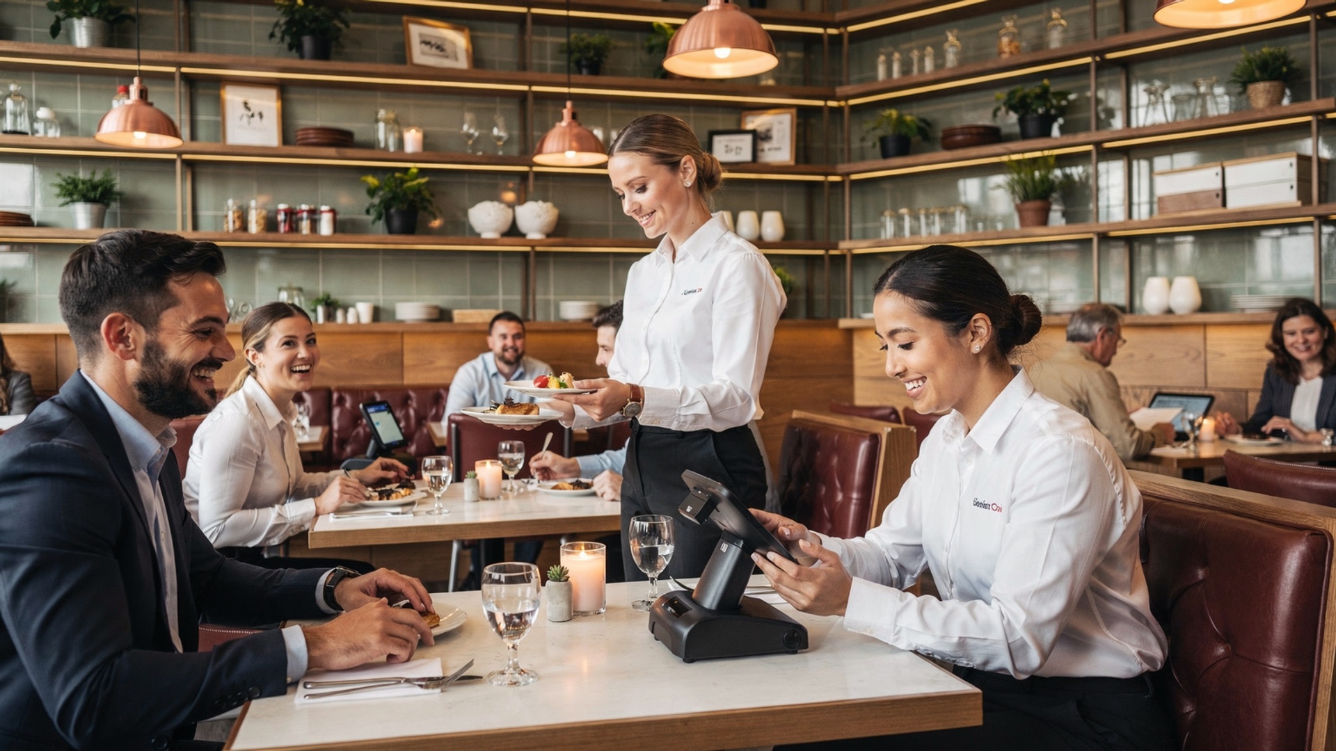 5 Ways Restaurant POS Software Can Boost Customer Satisfaction illustration