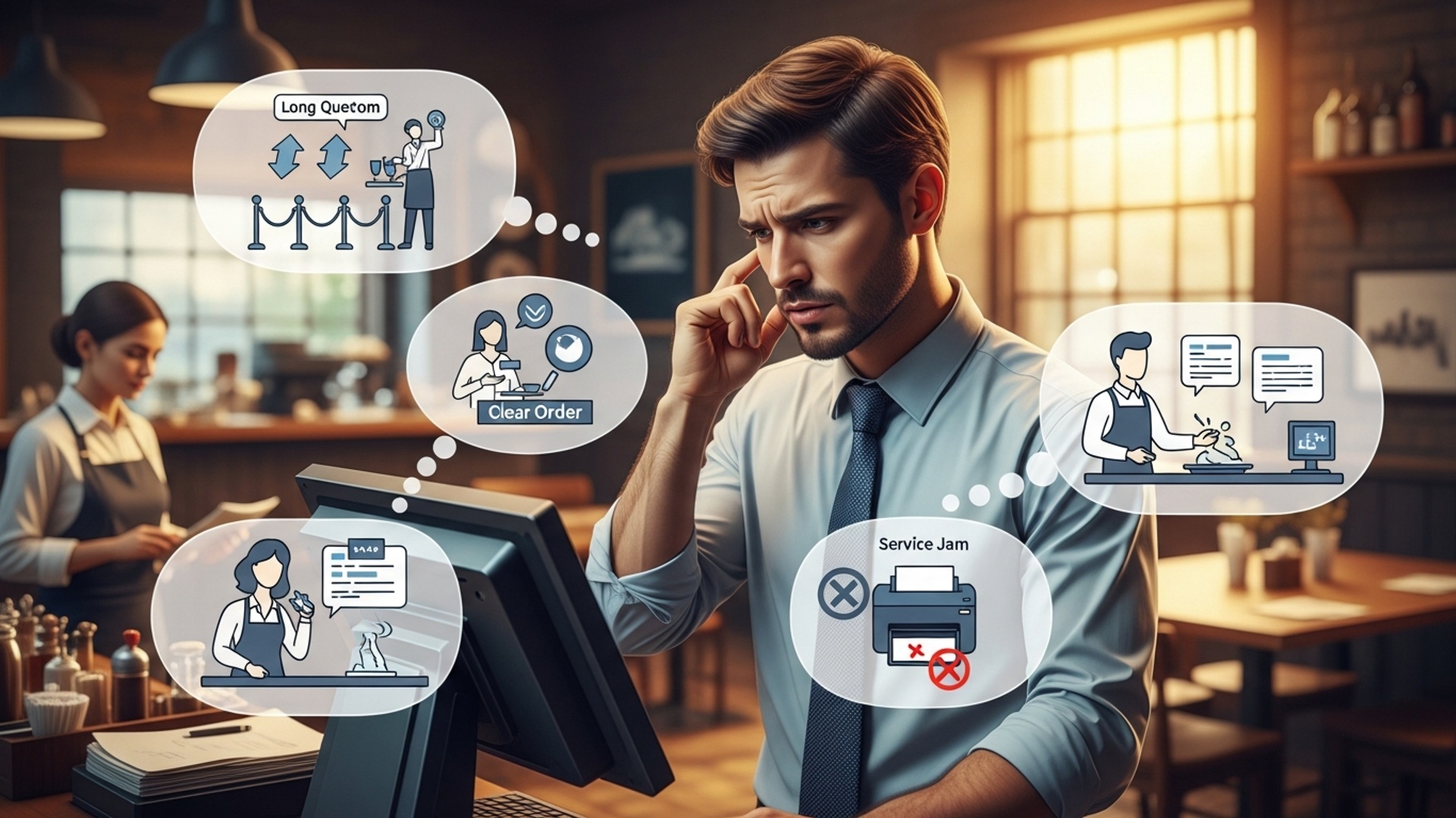 Discover 8 Common Challenges with Restaurant POS and How to Solve Them illustration