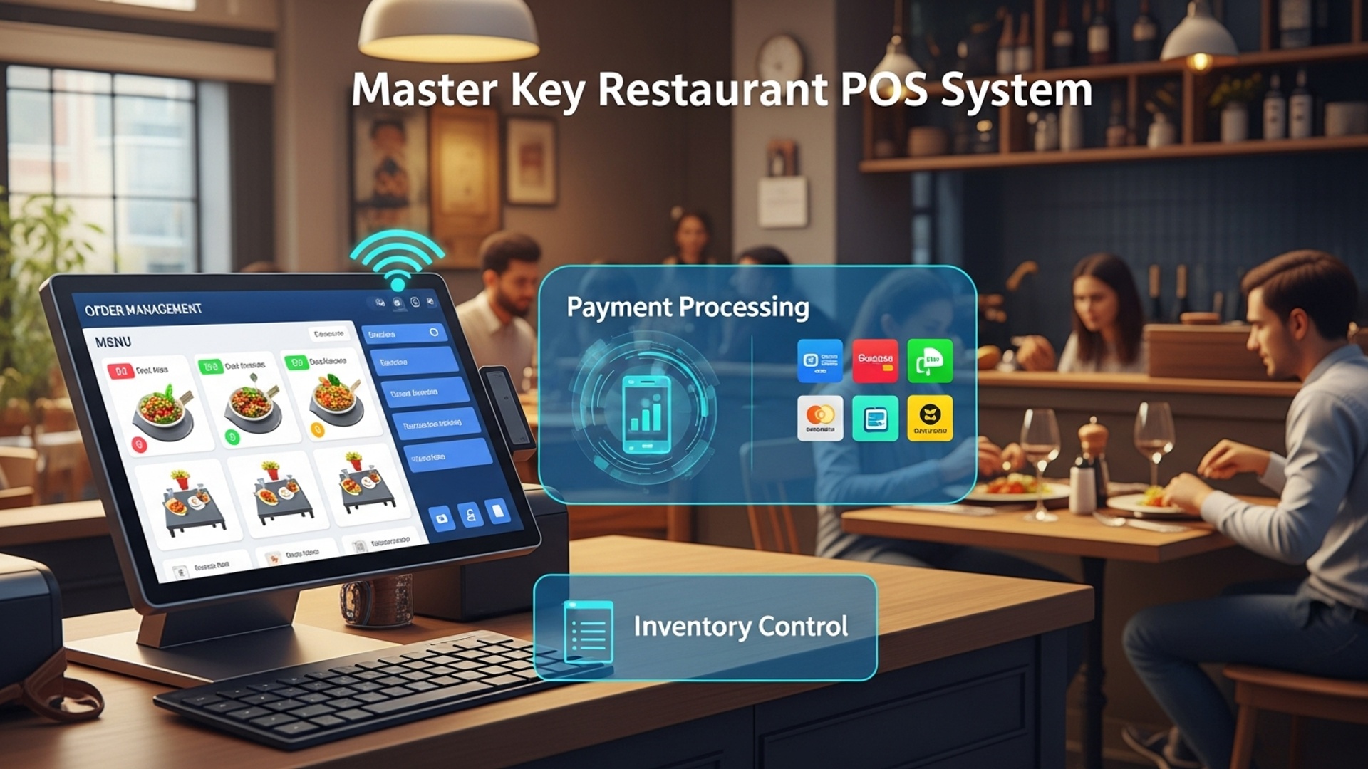 Master Key Restaurant POS System Features to Boost Your Operations illustration