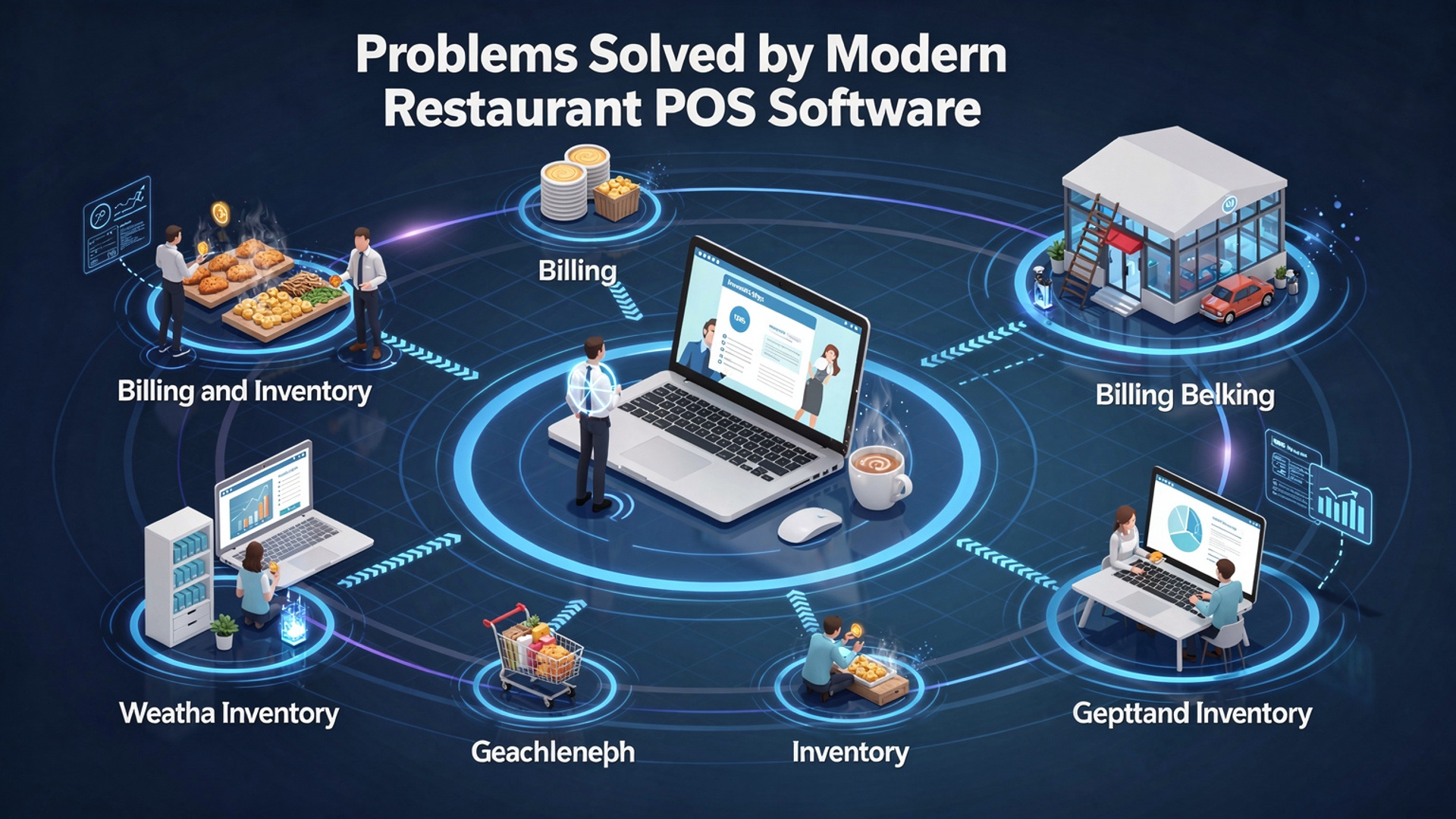 5 Common Problems Solved by Modern Restaurant POS Software illustration