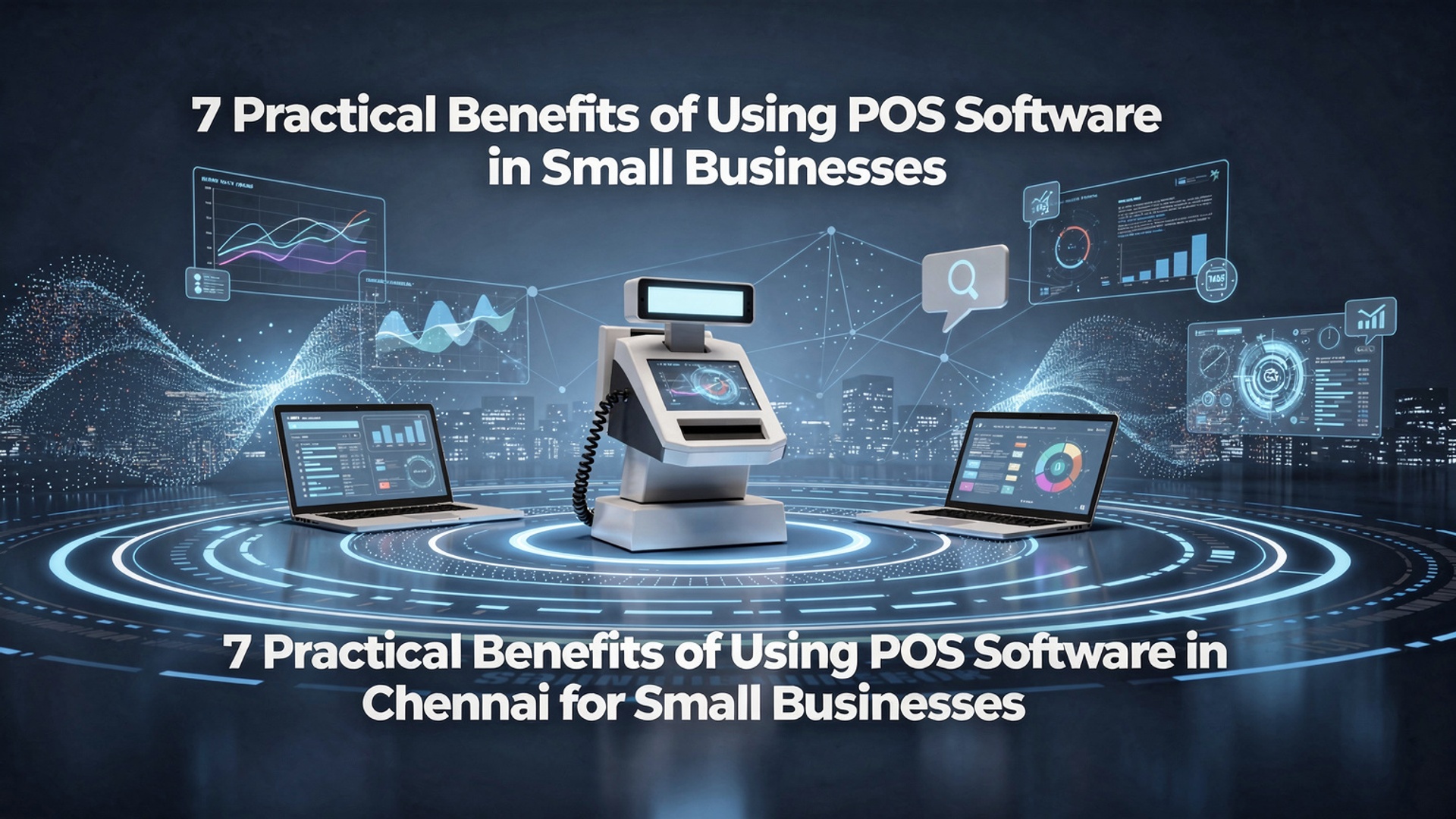 7 Practical Benefits of Using POS Software in Chennai for Small Businesses illustration