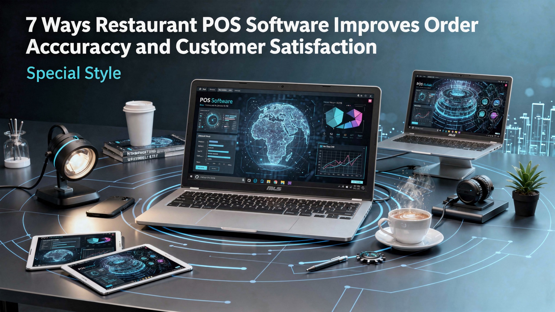 7 Ways Restaurant POS Software Improves Order Accuracy and Customer Satisfaction illustration