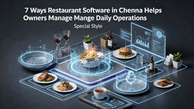 7 Ways Restaurant Software in Chennai Helps Owners Manage Daily Operations