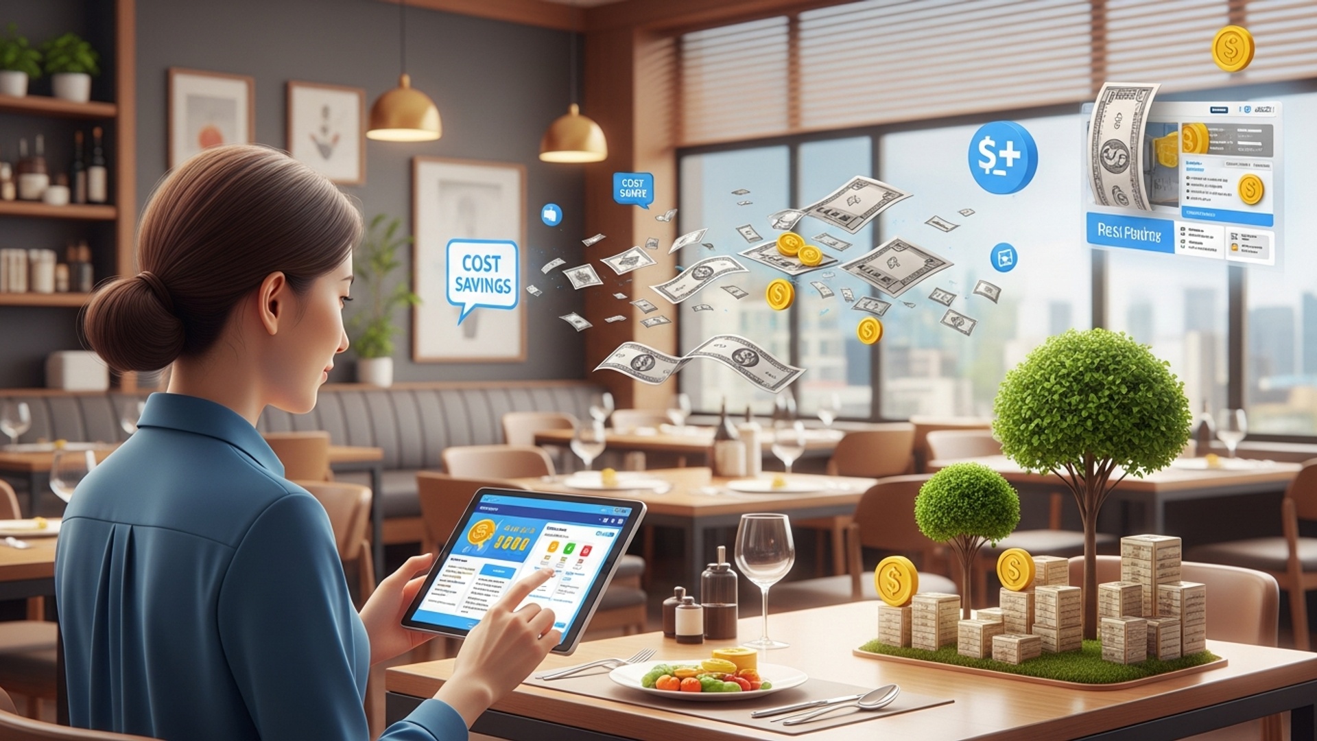 10 Smart Ways Restaurant POS Software Can Cut Your Operating Costs illustration