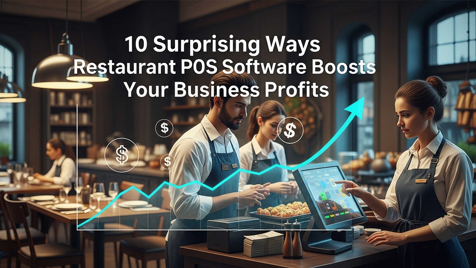 10 Surprising Ways Restaurant POS Software Boosts Your Business Profits illustration