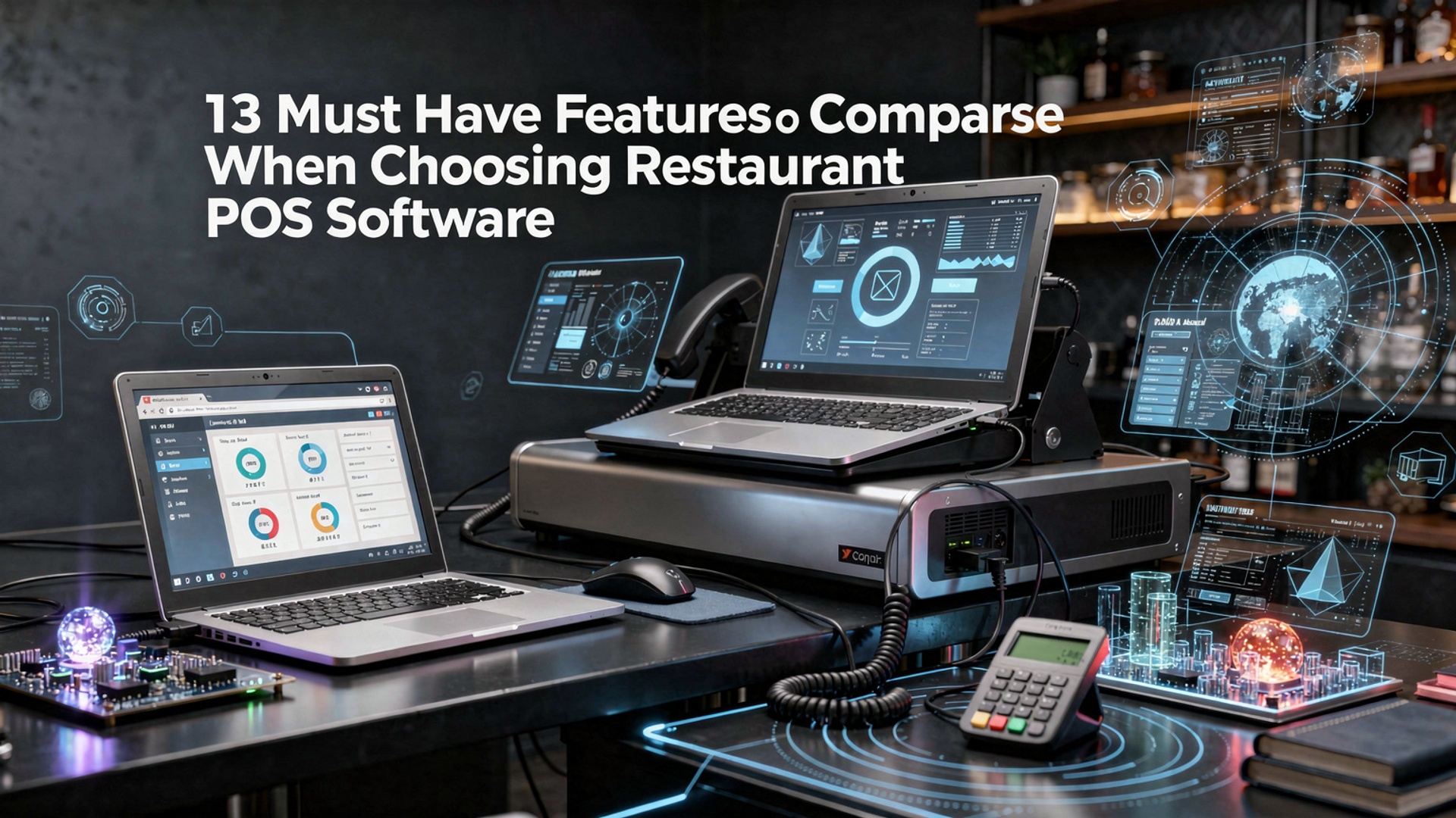 13 Must Have Features to Compare When Choosing Restaurant POS Software illustration