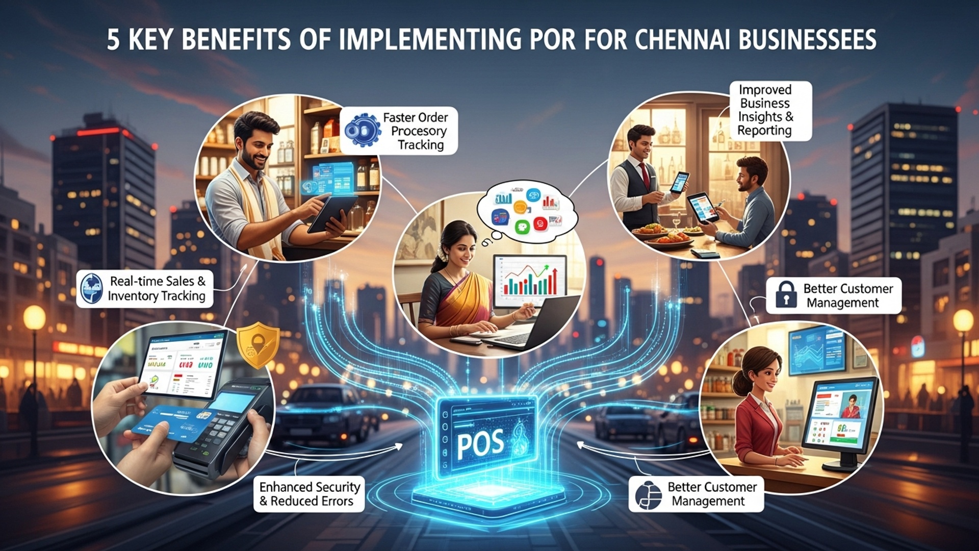 5 Key Benefits of Implementing POS Software Chennai Businesses Need illustration