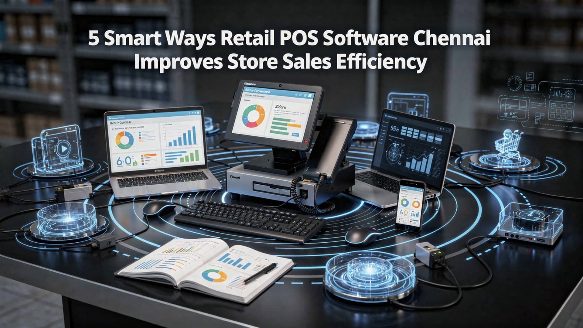 5 Smart Ways Retail POS Software Chennai Improves Store Sales Efficiency illustration