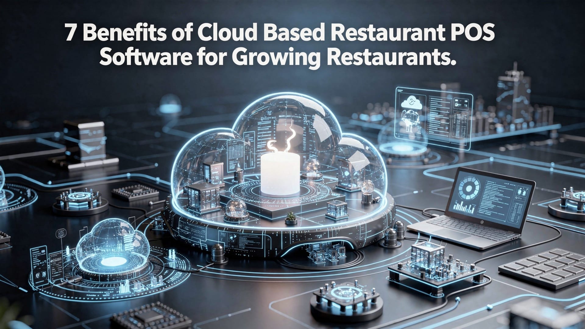 7 Benefits of Cloud Based Restaurant POS Software for Growing Restaurants illustration