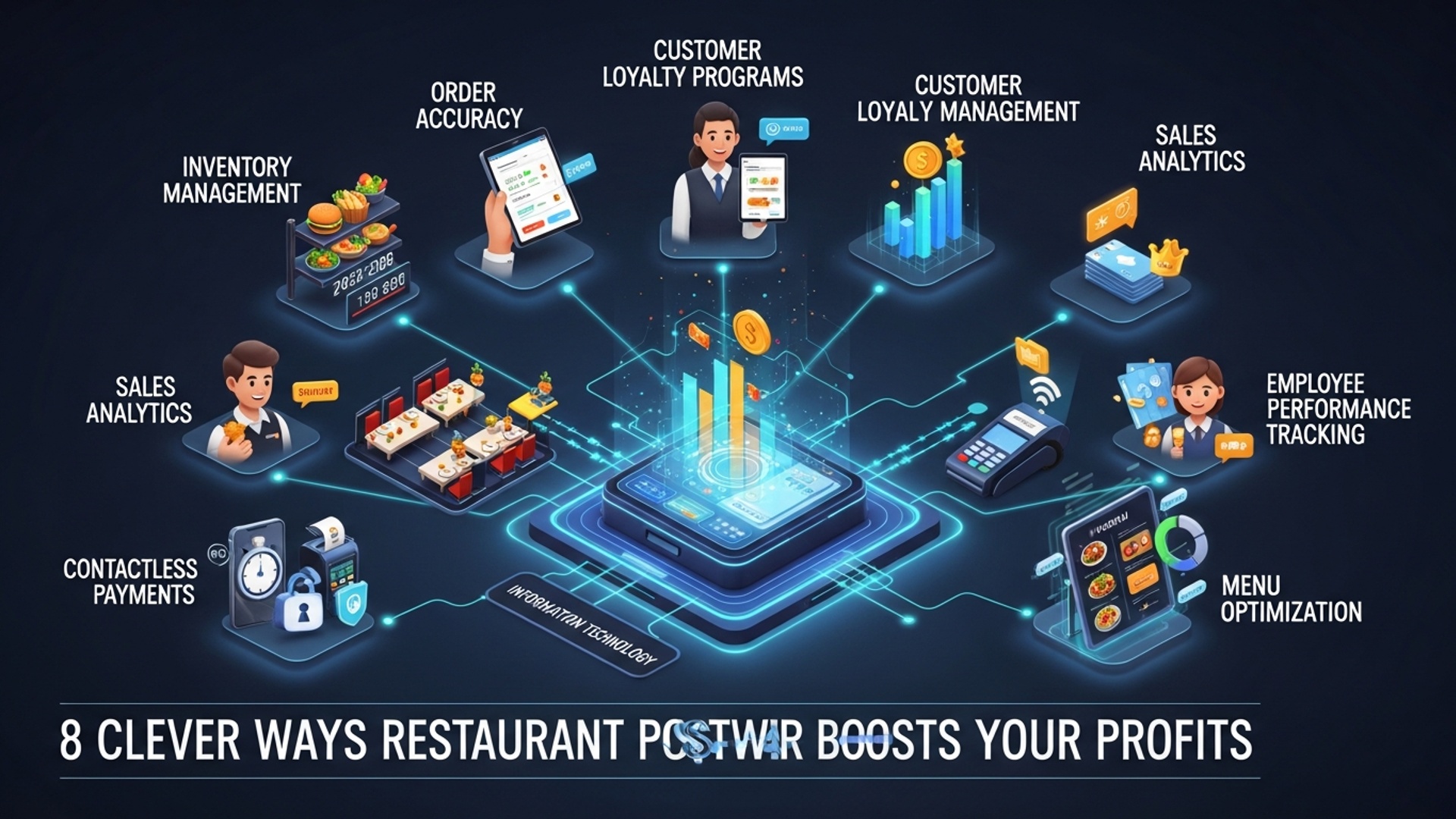 8 Clever Ways Restaurant POS Software Boosts Your Profits illustration