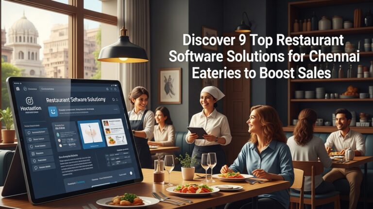 Discover 9 Top Restaurant Software Solutions for Chennai Eateries to Boost Sales