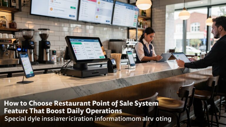 How to Choose Restaurant Point of Sale System Features That Boost Daily Operations