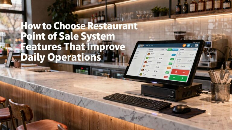 How to Choose Restaurant Point of Sale System Features That Improve Daily Operations