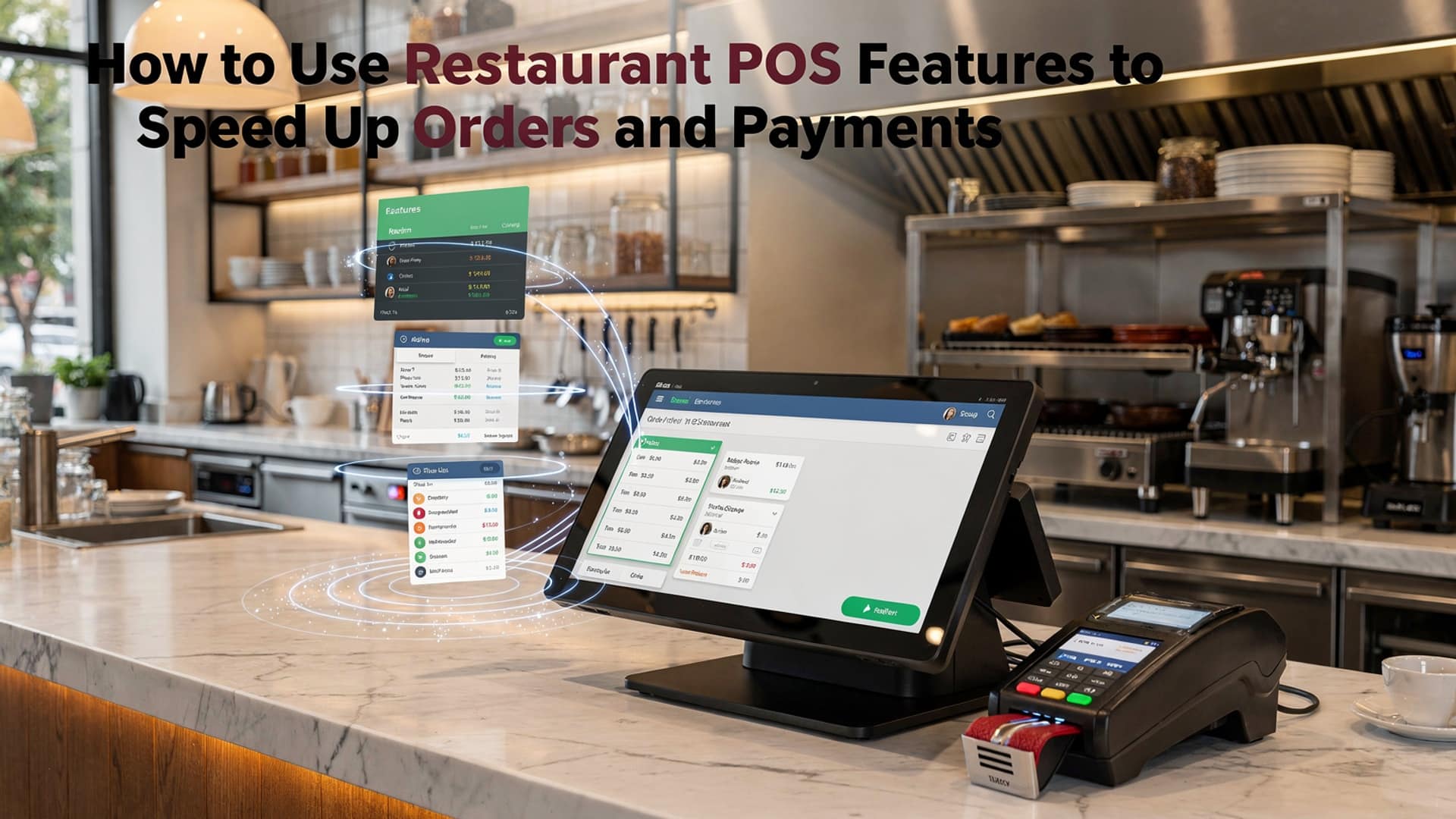 How to Use Restaurant POS Features to Speed Up Orders and Payments illustration