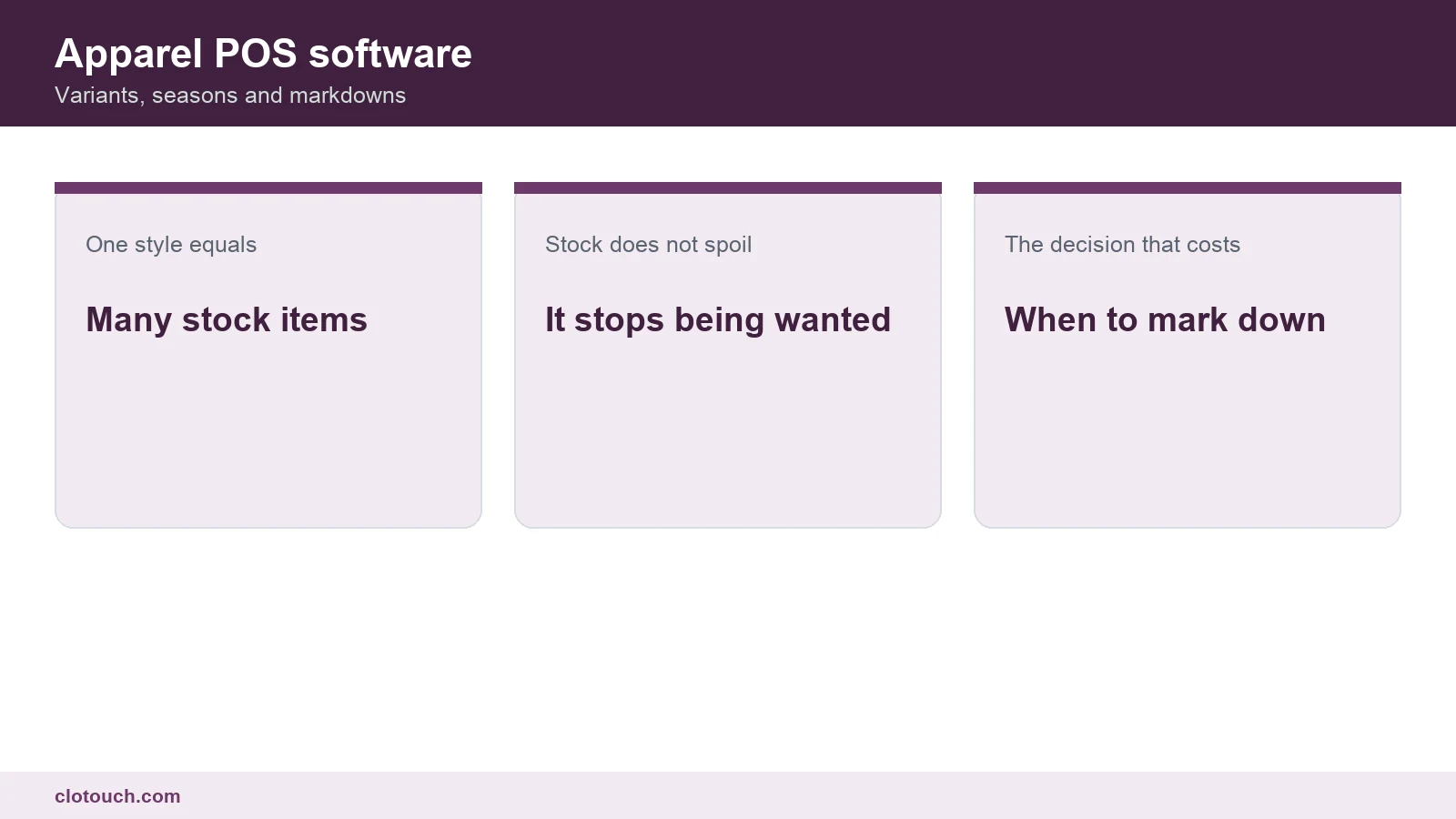 Apparel POS software running at an Indian clothing store counter